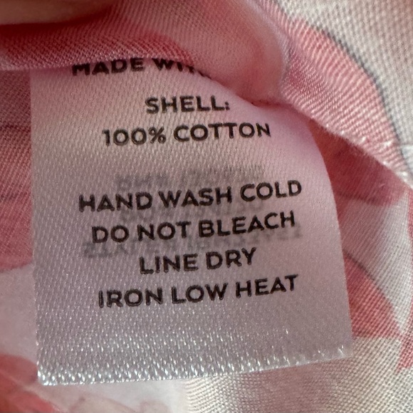 Lulu’s Vacay Dreams Blush Pink Floral Print Button Up Crop Top- Small - Picture 6 of 7